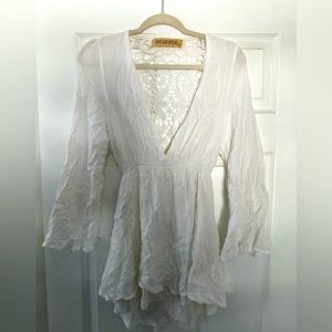 Urban Outfitters REVERSE white dress